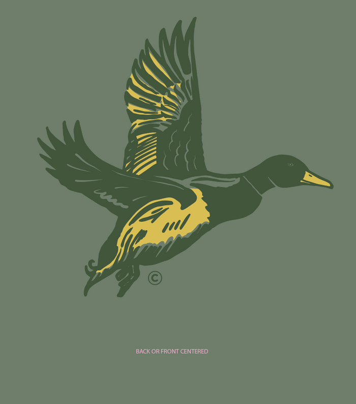 Image of Flying Mallard Pocket T