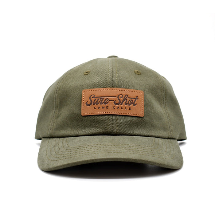Image of 6 Panel Unstructured Hat-Leather Patch