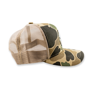 Old School Camo Trucker Hat