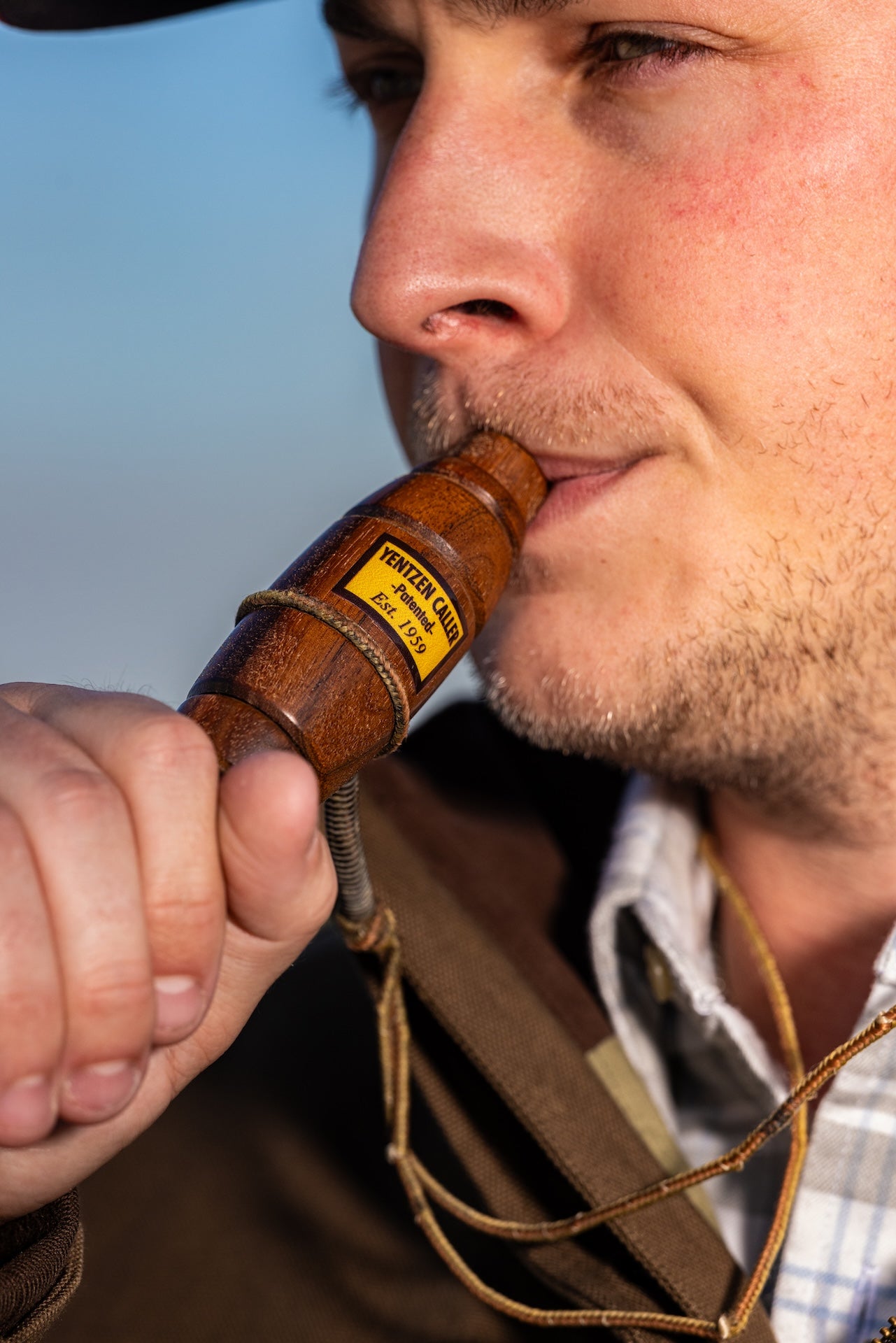 Yentzen 60s Cut Black Walnut Duck Call | Sure Shot Game Calls