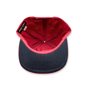 5 Panel Rope Hat- Crimson