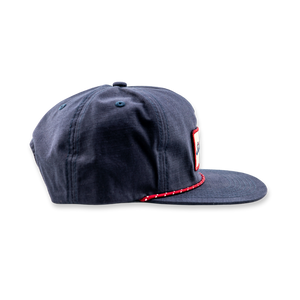 Navy Script Patch- Rope Hat