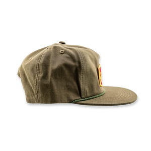 Olive Green Rope Hat
