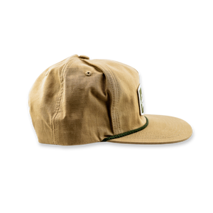 Khaki Ripstop Rope Hat