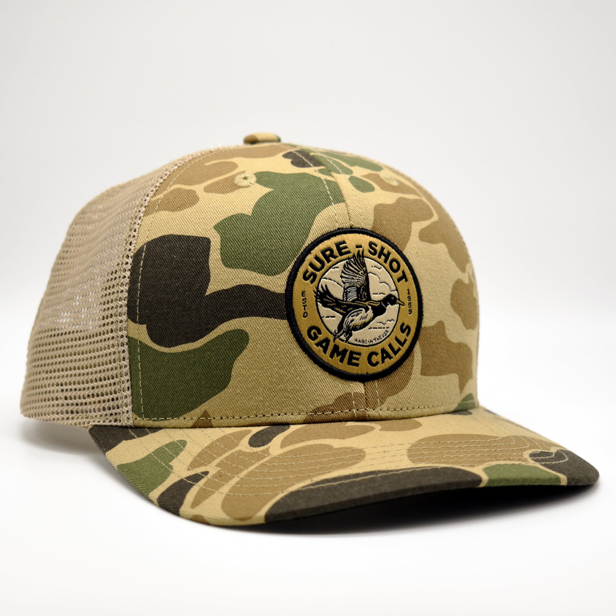 Old School Camo Trucker Hat - Main Image